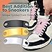 Supcare 2pcs Shoe Tags for Sneakers Personalized Shoe Buckle Custom Lace Charms Stainless Steel