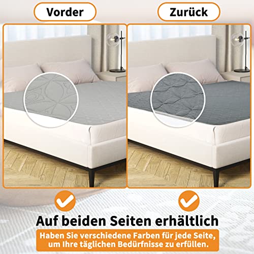 PICK FOR LIFE Wasserresistente Hundedecke, waschbare Decke für große und kleine Hunde, Schutz für Bett, Sofa, Auto – beidseitig verwendbar