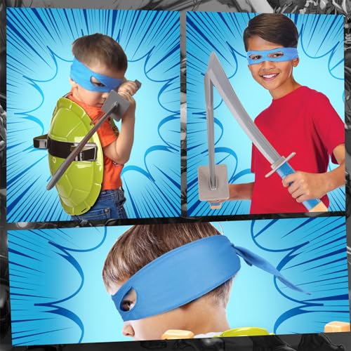 Disfraz de caparazón de tortuga para niños conjunto 6 piezas miniatura 6