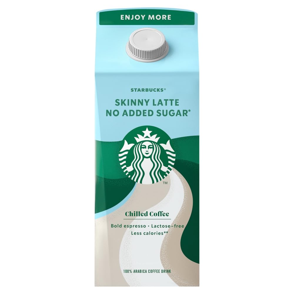 STARBUCKSSkinny Latte Chilled Coffee 750ml
