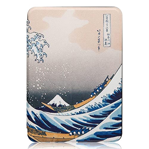 SwooK Classic Printed Magnetic Flip Cover Case for All New Kindle 10th Generation 2019 Release Model: J9G29R Flip Case Smart Folio Cover Case (Not... - Image 6
