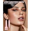 Freckle Stamp, Natural Vivid Faux Freckles Pen, Long Lasting Waterproof Quick Dry Magical Fake Freckle Stamp Pencil, Get Sun-kissed Stars Makeup in One Press, Makeup Gift for Women Girl -02 Medium