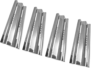 Replacement Heat Plate Shield Kit for Napoleon T495SB, T410SB, T325, LD325SB, T495SBNK, Gas Grill Models, Stainless Steel Grill Heat Covers, Heat Tamers, Flavor Bars 14-9/16" x 5-15/16" (4PK)