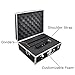 eCostConnection 1 Small Hard Camera Equipment Case for Pentax K-01, K-3, K-5, K5 Ii, K-5 Iis K-7 and More Plus Microfiber Cloth