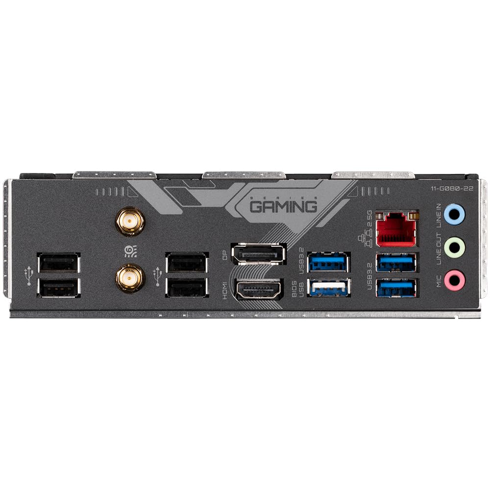 GIGABYTE B760M Gaming X AX Scheda madre - Supporta CPU Intel Core 14ª generazione, VRM a 8+1+1 fasi, fino a 7600 MHz DDR5, 2xPCIe 4.0 M.2, Wi-Fi 6E, LAN 2.5GbE, USB 3.2 Gen 2