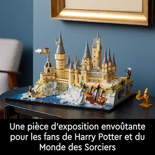 LEGO 76419 Harry Potter Le Château et Le Domaine de Poudlard, Grande Maquette à Construire pour Adultes, Incluant Les Lieux Iconiques : Tour d'Astronomie, Grande Salle, Chambre des Secrets et Autres