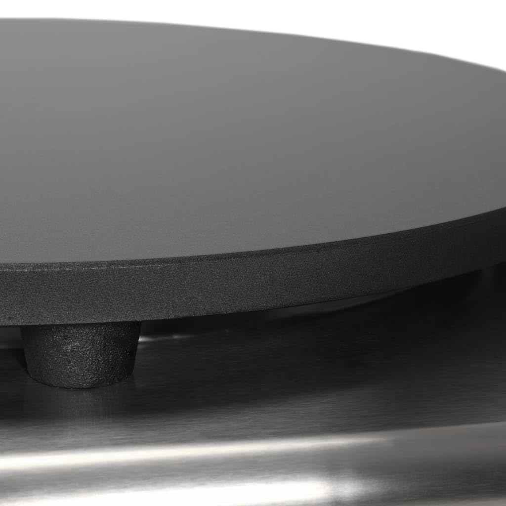 vidaXL Crêpière Électrique avec Bac Récupération Anti-adhérent 3000W Galette