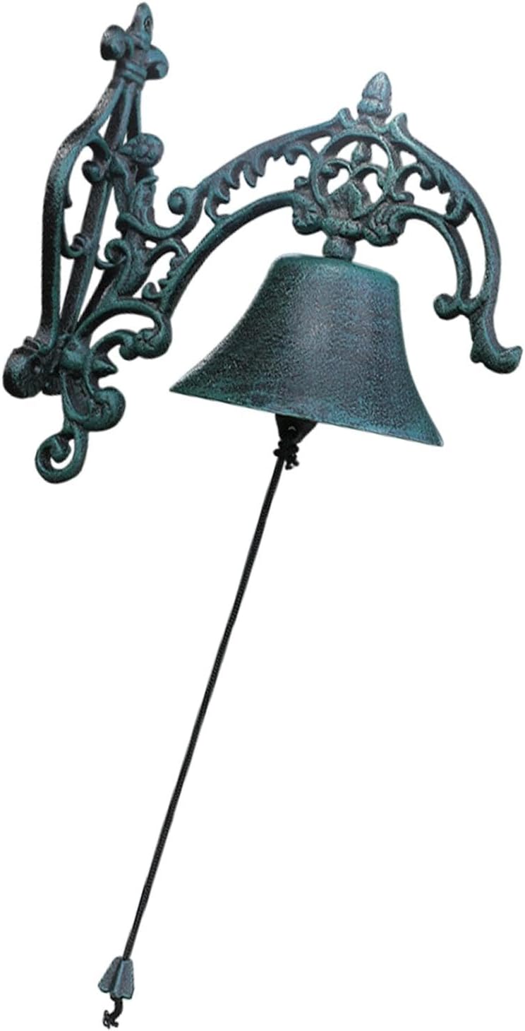 ARTISOUL® Farmhouse Dinner Bell Wall Mounted Front Gate Bell for Porch Pretty Entrance | Home Improvement | Building & Hardware | Doors & Door Hardware | Doorbells