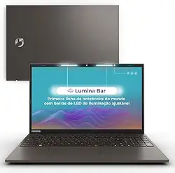 Notebook Positivo Vision i15 Lumina Bar Intel Core i5 11ª gen 16GB RAM 512GB SSD, Tela 15 Polegadas Full HD Antirreflexo, Linux Debian 10 - Cinza