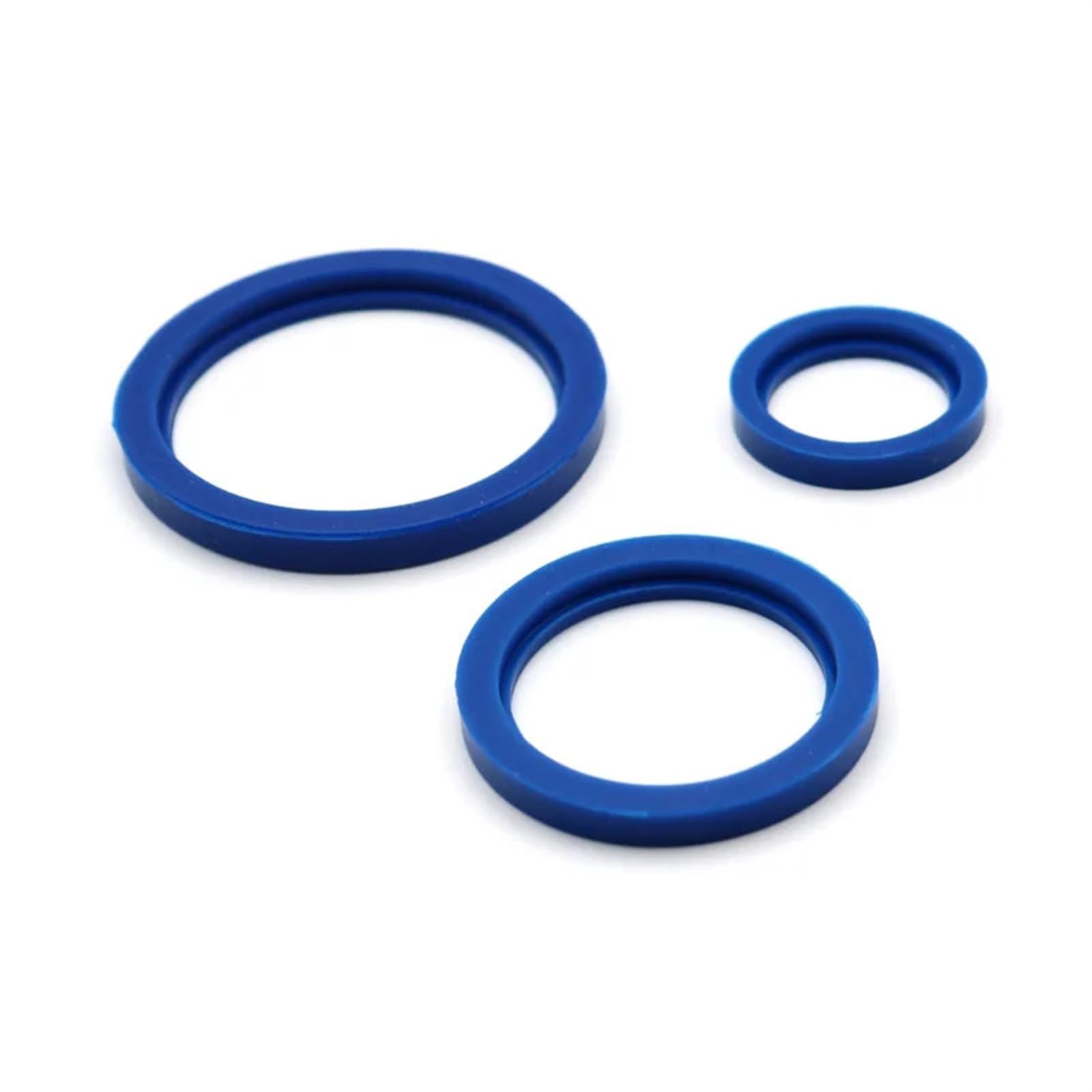 5/10 Pièces Union Sanitaire Bleu Silicone Joint Flar Joint Rondelle 19/25/32/38/51/63/76/89/102mm(5 PCS,19mm)