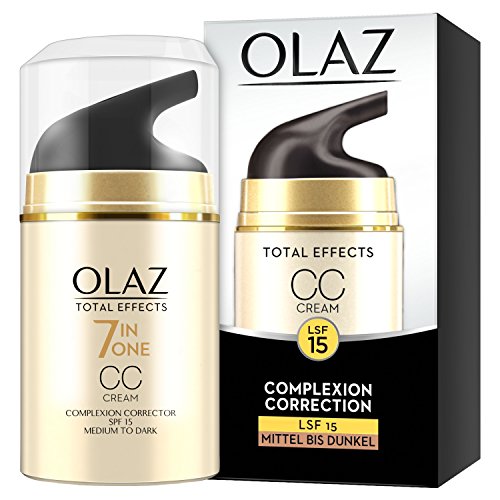 olaz total Effects CC Cream, dunklere los tipos, Bomba, 1er Pack (1 x 50 ml)