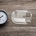 SOESFOUFU Outdoor Pressure Gauge Cover Protective Case for Acetylene and Oxygen Gauges Observation Window for Industrial and Outdoor Use