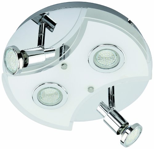 Preisvergleich Produktbild Briloner Leuchten Deckenleuchte, LED Lampe, Deckenlampe, LED Strahler, Spots, Wohnzimmerlampe, Deckenstrahler, Deckenleuchte Wohnzimmer, Deckenspot, Deckenbeleuchtung