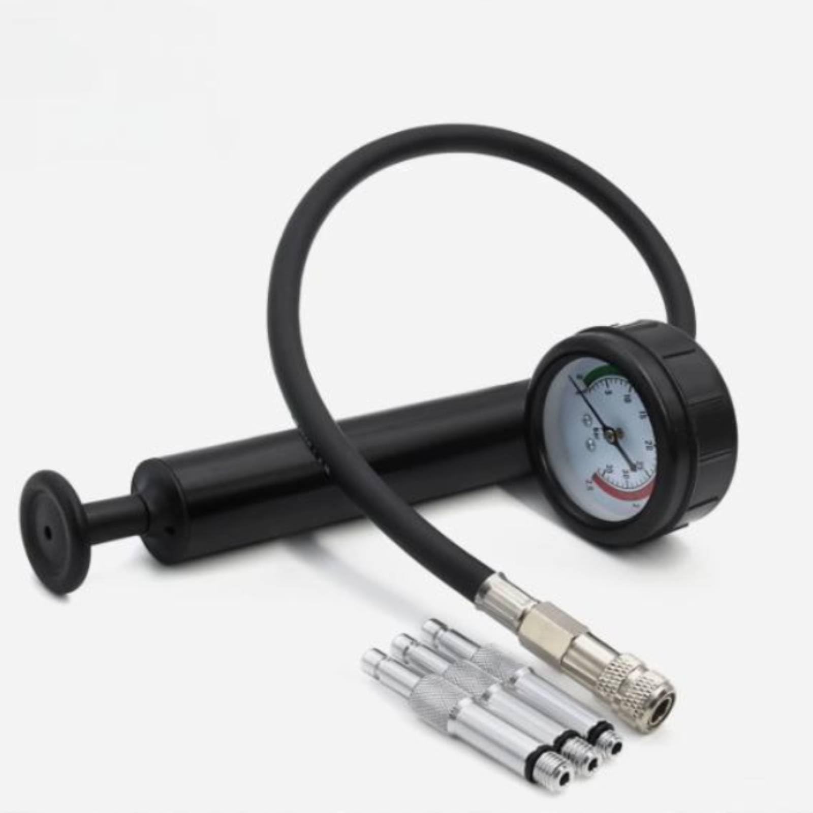 Tester Tenuta Scatola Ingranaggi con Manometro Tester Compressione Motore Controllo Perdite Attrezzo Diagnostico per, Set Completo Misuratore Di Perdite Per Scatola Ingranaggi