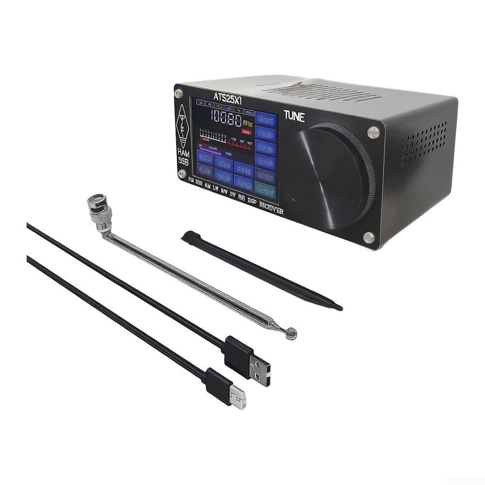 ATS25X1 Vollband-Radioempfänger 2,4-Zoll-Bildschirm für UKW/LW/MW/SSB