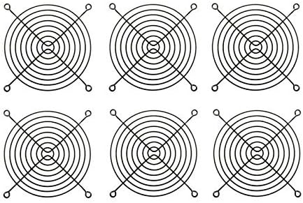 6 Pack Fan Grill Guard for 120MM PC Computer Fan (6 Pieces)