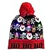 Produktbild Weihnachten Led Mütze Geili Led Hüte Partyhut leuchtende Strickmütze Geburtstag Hut Wintermütze Weihnachtsmütze als Geschenk für Damen Herren Unifarbene leuchtende Skimütze Funny Mütze