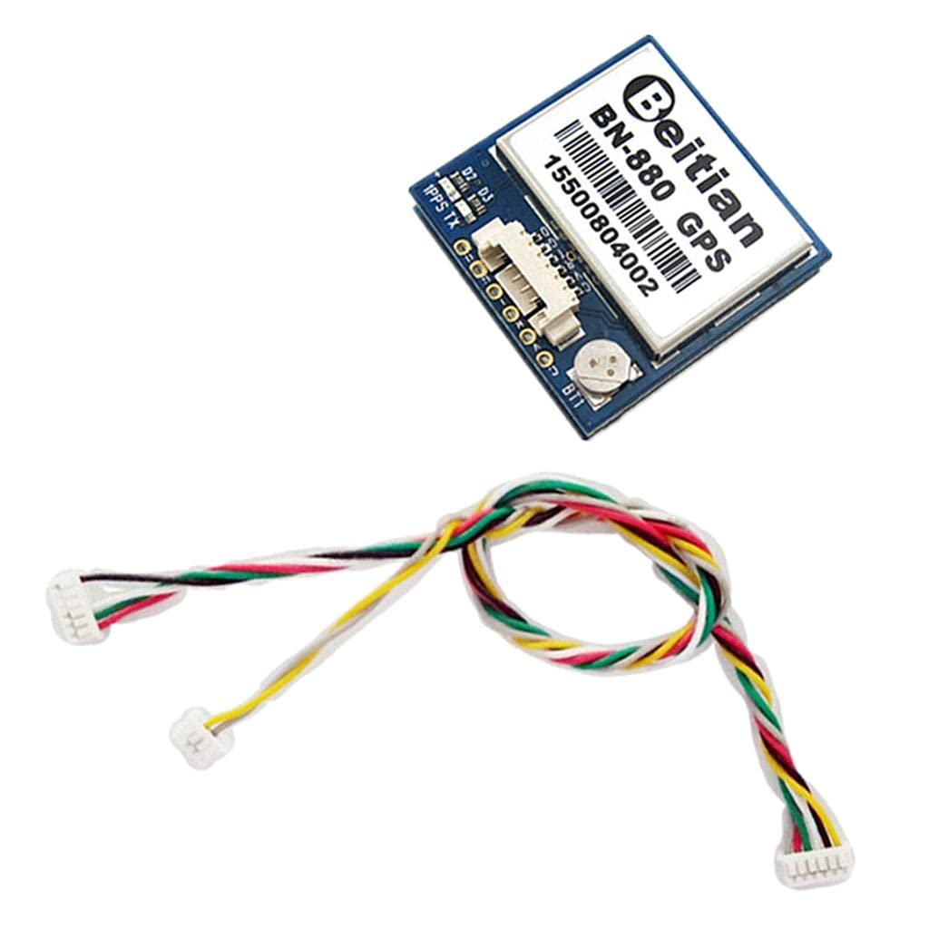 Double module BN-880 GPS avec boussole pour APM PIX4, contrôle de haute précision, meilleur module de suivi GPS pour une précision maximale, convient aux contrôleurs Open Source, pour Dron