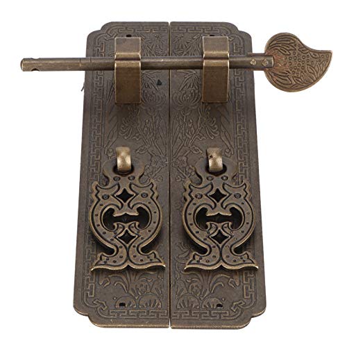 El Mejor Listado de Manillas y tiradores más recomendados. 40 Jeffergarden Manilla de cobre, 15.2x6.4x1cm Estilo Chino Antiguo Puerta de Cobre Tirador Herrajes para muebles