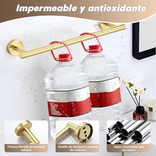 La Mejor Selección de Accesorios para baño dorados los 7 más buscados. 5 La Mejor Selección de Accesorios para baño dorados los 7 más buscados. 5