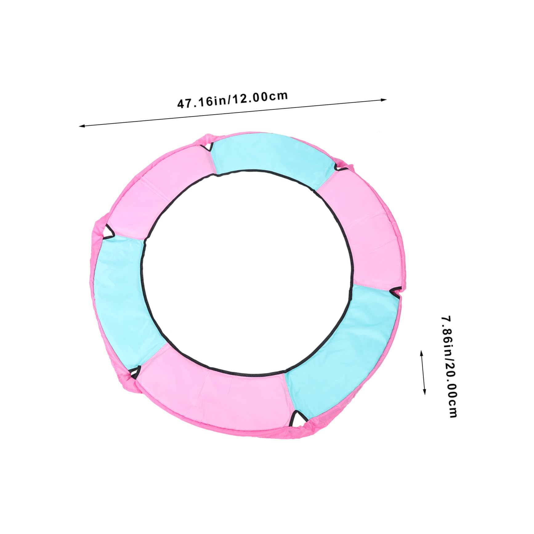 Mipcase Trampoline Protective Cover Pad for Jumping Easy to Install Remove Wear Resistant Spring Guard for Home Trampolines