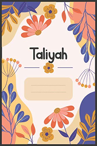 Taliyah Journal: Lined Journal / Notebook - Personalized Name Taliyah Gift - Taliyah's Personal Writing Journal - 100 Pages For Writing And Note Taking For Women