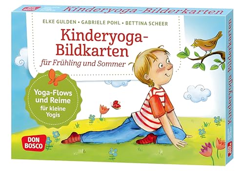 Kinderyoga-Bildkarten für Frühling und Sommer: Yogaflows und...