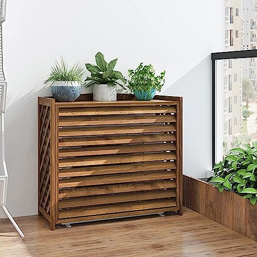 Cache-climatiseur extérieur et brise-vue bois pour solution gain de place