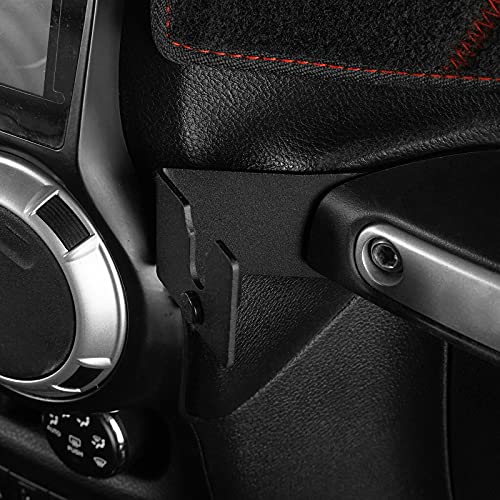 u-Box Wrangler Walkie Talkie Mount Bracket CB Radio Holder Multi-Function Radio Holder Compatible with Jeep Wrangler JK & Unlimited 2011-2018 - Thumbnail 5