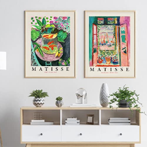 Matisse Rétro Toile Mur Art Peinture 60x80cm Décoration Salon
