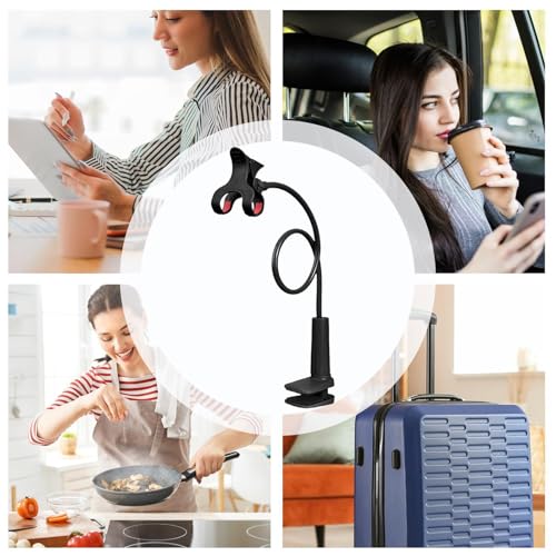 Soporte ajustable para teléfono celular que evita dolores de cuello y espalda 4