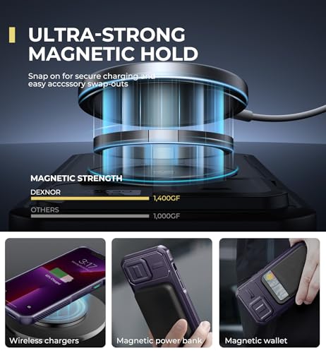 Coque iPhone 12 Pro Max compatible MagSafe et antichoc lourd avec support réglable