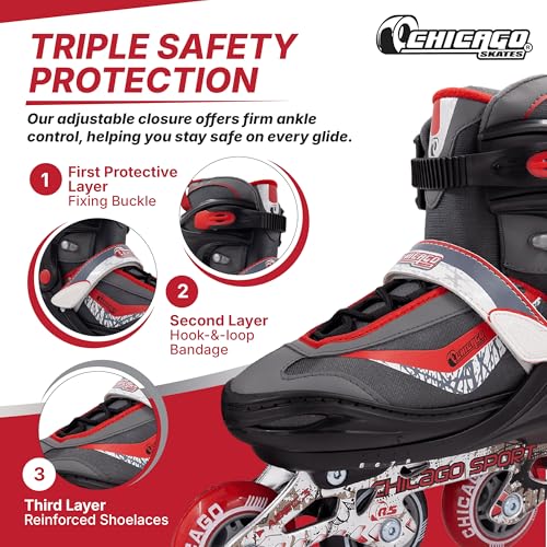 Chicago Skates Adjustable Inline Skates