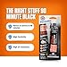 Permatex 25228 The Right Stuff 90 Minute Black Gasket Maker, 3 oz, 1 Count (Pack of 1)