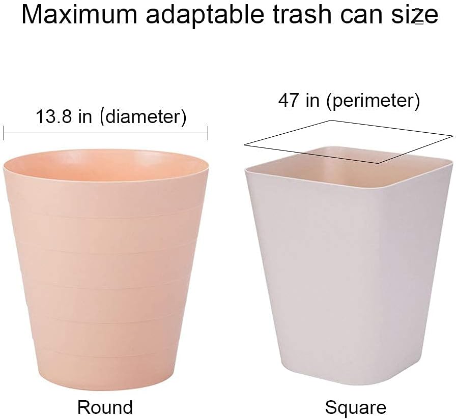 8 Gallon Drawstring Trash Bags,0.79 Mil Strong 60 Count Medium Garbage Bags image 4