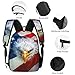 DTCCET 3PCS Classic Eagle Backpack Set, Lightweight Durable Daypack Cute Laptop Bag with Lunch Bags, Stylish Shoulders Backpack with Multiple Pockets(Eagle & American Flag)