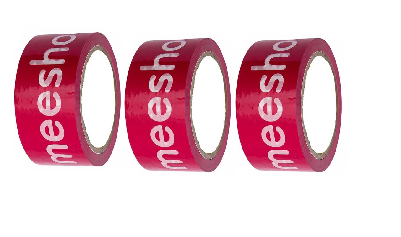 VOIISH Meesho Branded Packaging Tape Adhesive (2" Inch 40 micron Pack of 3 Multipurpose Home, Office Use DIY (B0BTM7WNLZ) Amazon Price History, Amazon Price Tracker