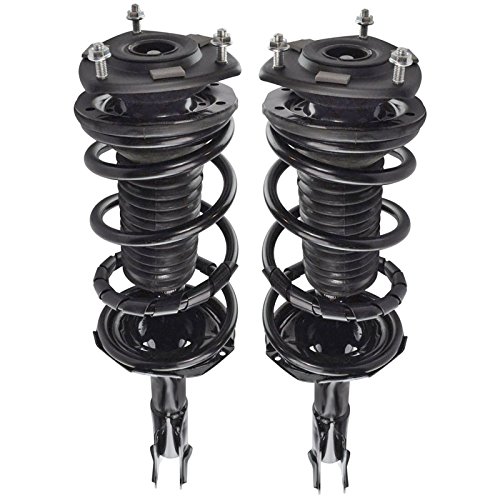 Image of TRQ Front Driver and Passenger Side Strut and Spring Assembly Set Loaded | For 04-06 Scion xA 04-06 xB