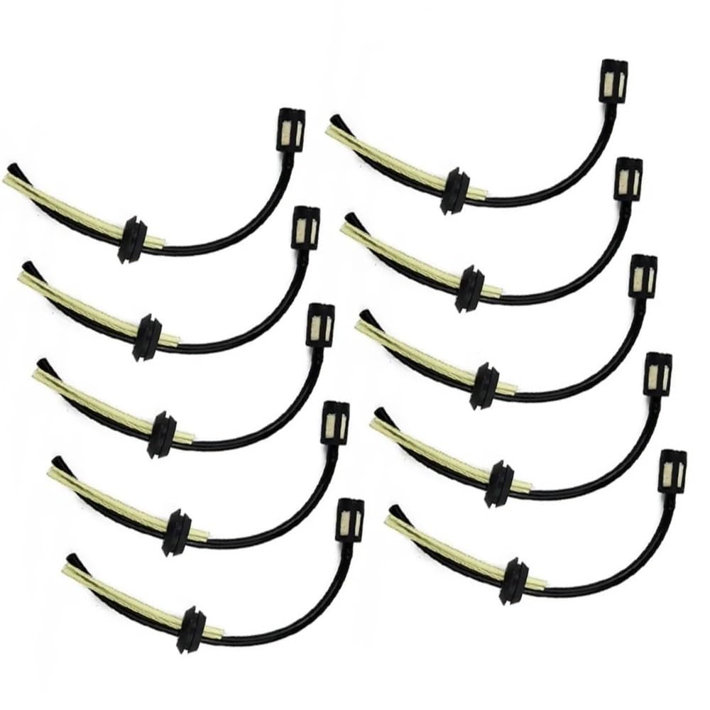 Kit de Manguera de Combustible de 10 Uds Compatible con Ajuste de Filtro for Accesorios de desbrozadora de cortacésped de 4 Tiempos