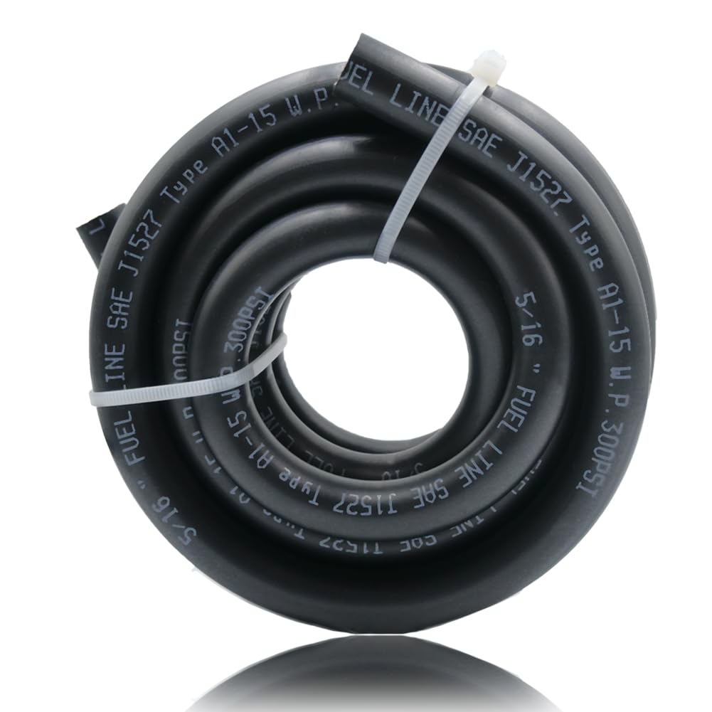 Tuyau Carburant Marine 25FT (1/4”) - Caoutchouc Type A1-15, Neuf, Pour Bateau