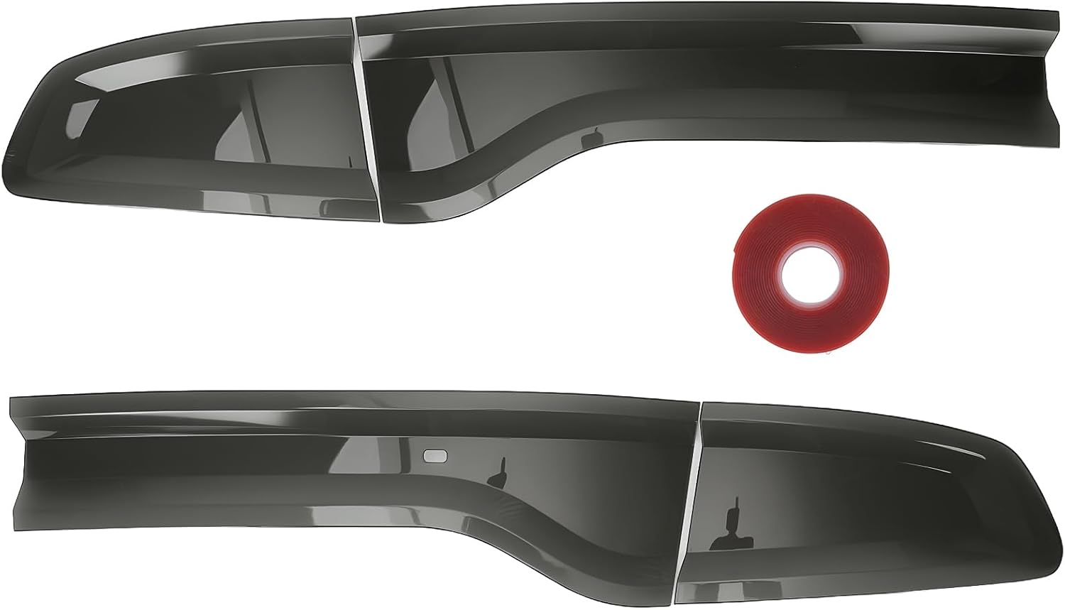 Tail Light Lamp Covers Compatible with 2015-2024 Dodge Charger, Smoked Rear Light Guards Protection Exterior Accessories