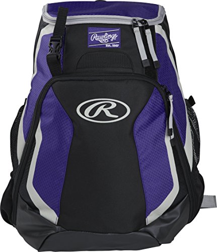 Rawlings R500 Series Baseball Softball Backpack, Purple