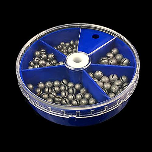VOANZO 205 Pezzi Round Split Shot Sinker Pesi da