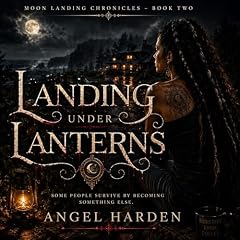 Diseño de la portada del título Landing Under Lanterns