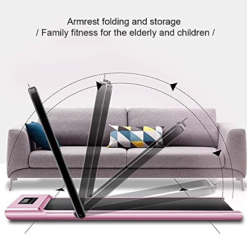 Image of Home Treadmills, Treadmills Folding Treadmill for Home Use,Easy Assembly Compact Running Machine with Speaker,Incline and Cup Holder Folding Treadmill