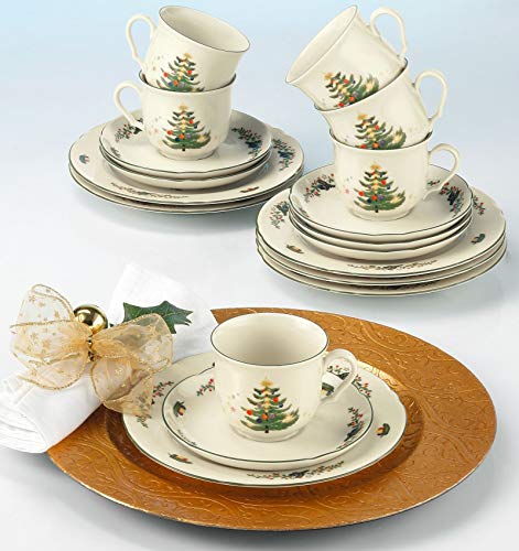 Seltmann Weiden Weihnachten 18 Piezas | Set para 6 Personas | Serie Marieluise Marfil | Servicio Incluye Cada 6 Plato de… - Imagen 3