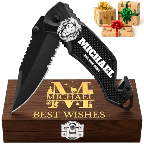 GOOD WORKER Legal Pocket Knife with 2.95” Serrated Blade