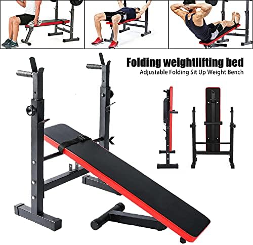 Home Gym Olympic Foldable Commercial fitness bench pressMultifunctional Weight-Lifting Bed Does Not Include Barbell for Full-Body Workout