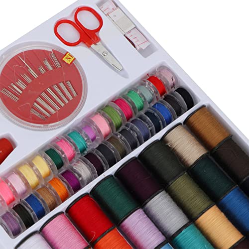 Set de hilos para coser multicolor 64 piezas miniatura 6