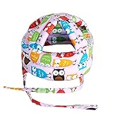 Fácil de limpiar y mantener: mantener limpio es importante para el bebé/bebés, el casco de bebé es lavable con agua y no se deforma después de lavado repetido.